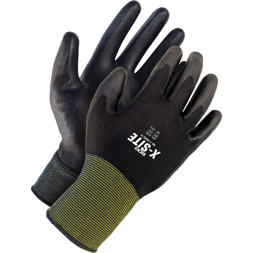X-Site Coated Gloves, 7, Polyurethane Coating, Nylon Shell Planification Entrepots Molloy