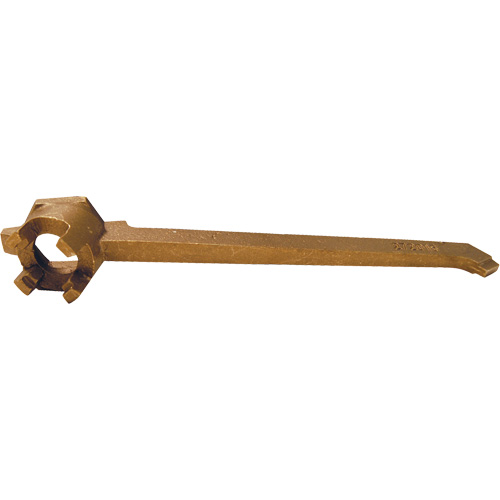 Drum Plug Wrench, 12" Handle, Bronze Planification Entrepots Molloy
