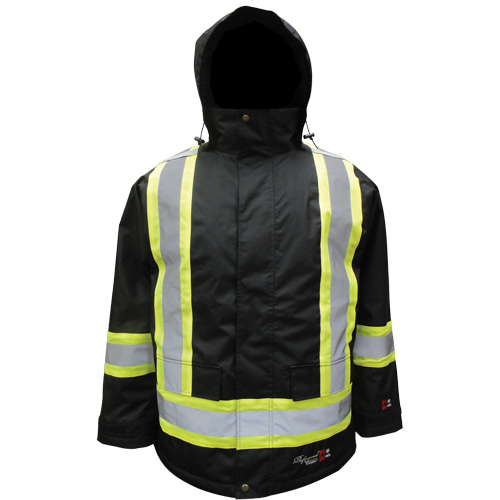 Journeyman Insulated Parka, 3X-Large, Black Planification Entrepots Molloy
