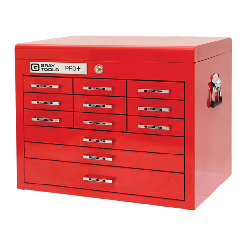 Coffre sup&eacute;rieur de s&eacute;rie PRO+, 26" la, 12 tiroirs, Rouge Planification Entrepots Molloy