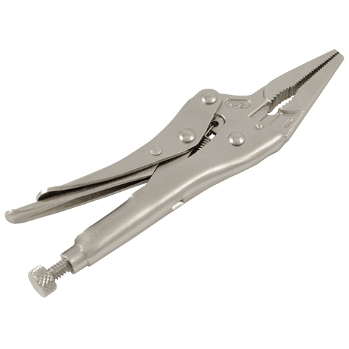 Locking Pliers, 6" Length, Long Nose Planification Entrepots Molloy