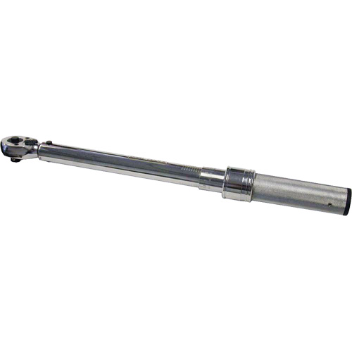 Cl&eacute; dynamom&eacute;trique &agrave; t&ecirc;te fixe micro-ajustable, &agrave; cliquer, Entraînement 3/8" carr&eacute;, 10 - 100 lb-pi Planification Entrepots Molloy