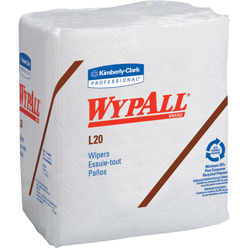 WypAll&reg; L20 Single-Use Towels, All-Purpose, 12-1/2" L x 12" W Planification Entrepots Molloy