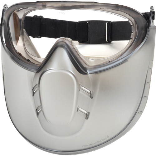 Lunettes de s&eacute;curit&eacute; Capstone Shield avec &eacute;cran facial amovible, Lentille Transparent, Antibu&eacute;e, Ventilation Directe/Ferm&eacute; Planification Entrepots Molloy
