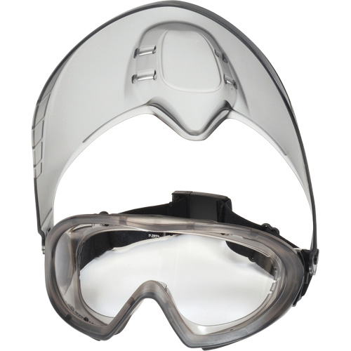 Lunettes de s&eacute;curit&eacute; Capstone Shield avec &eacute;cran facial amovible, Lentille Transparent, Antibu&eacute;e, Ventilation Directe/Ferm&eacute; Planification Entrepots Molloy