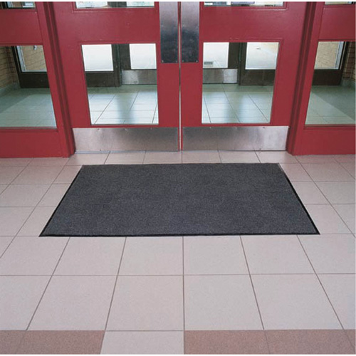 Poly-Tuft Matting, Wiper, 4' x 6' x 5/16", Charcoal Planification Entrepots Molloy