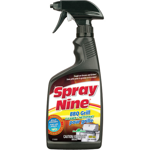 Nettoyant pour grille de BBQ Spray Nine, 650 ml, Bouteille &agrave; g&acirc;chette Planification Entrepots Molloy