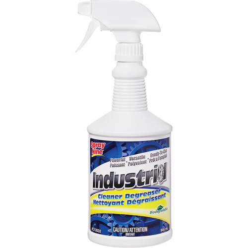 Nettoyant/d&eacute;graissant industriel, Bouteille &agrave; g&acirc;chette Planification Entrepots Molloy
