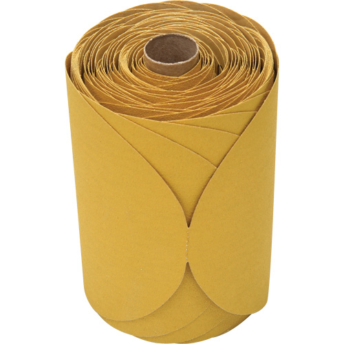 Disque dor&eacute; en rouleau Stikit, 6" dia., Grain 120, Oxyde d'aluminium Planification Entrepots Molloy