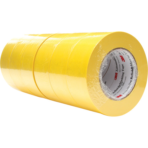 Automotive Refinish Masking Tape 388N, 48 mm (2") x 55 m (180'), Yellow Planification Entrepots Molloy