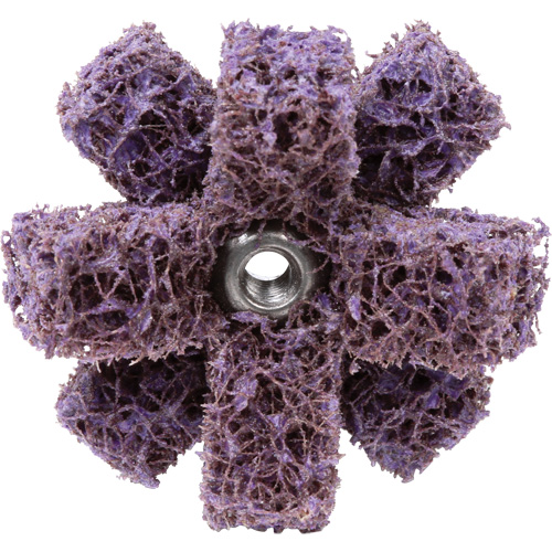 Scotch-Brite Cross Buff, BF-XB, 1-1/2" Dia., Medium Grit, Aluminum Oxide Planification Entrepots Molloy