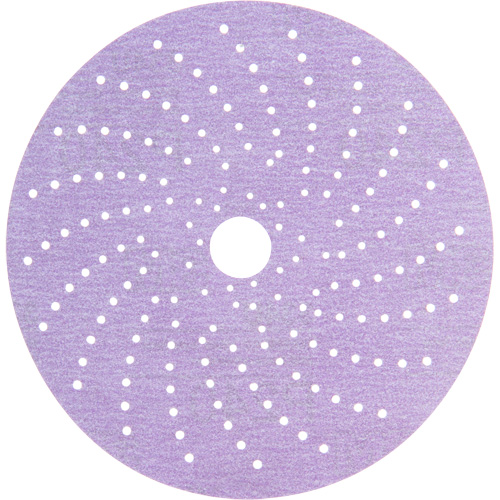 Hookit Purple Clean Sanding Disc, 6" Dia., P240 Grit, Aluminum Oxide, C-Weight Planification Entrepots Molloy