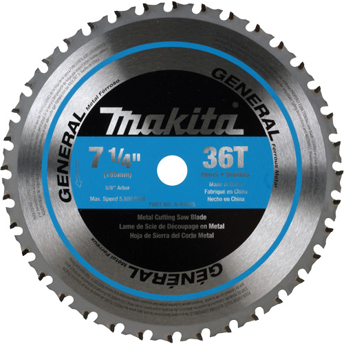 CERMET Tipped Saw Blade, 7-1/4", 36 Teeth, Metal Use Planification Entrepots Molloy