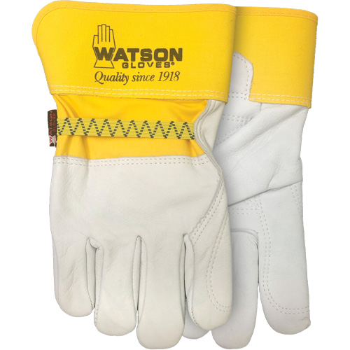 Double Trouble Gloves, One Size, Grain Cowhide Palm Planification Entrepots Molloy