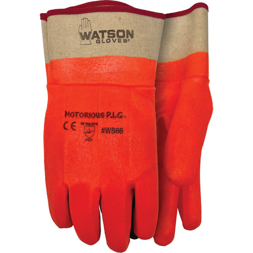 Gants Notorious P.I.G., Taille unique, R&ecirc;vetement Nitrile/PVC, Enveloppe en Jersey Planification Entrepots Molloy