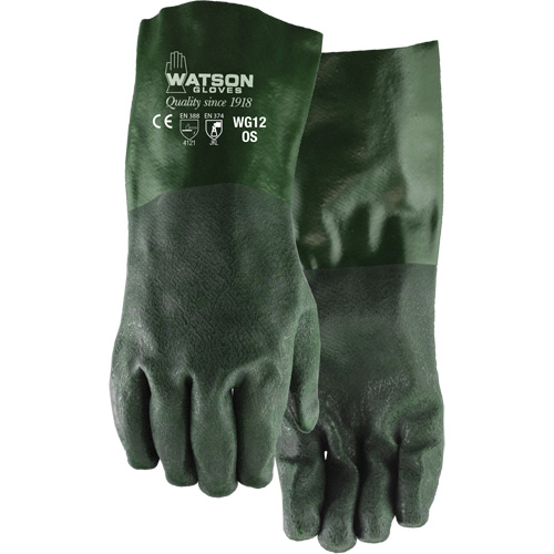 Gants enduits Dura Dip, 12" lo, PVC, Doublure en Jersey Planification Entrepots Molloy