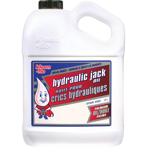 Hydraulic Jack Fluid, 4 L, Jug Planification Entrepots Molloy