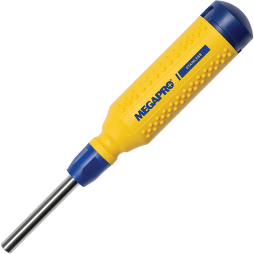 Original Stainless Steel 15-in-1 Multi-Bit Screwdriver, 8-37/50" L, Textured Handle Planification Entrepots Molloy