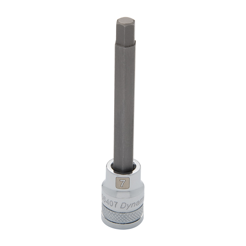 Long Metric Bit Socket, 8 mm x 3-5/8" L, 3/8" Drive Planification Entrepots Molloy