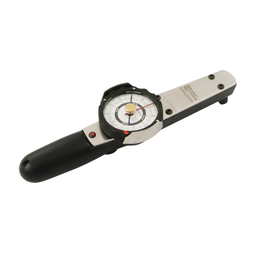 Cl&eacute; dynamom&eacute;trique avec aiguille &agrave; m&eacute;moire, &agrave; cadran, Entraînement 3/8" carr&eacute;, 0 - 250 lb-po Planification Entrepots Molloy