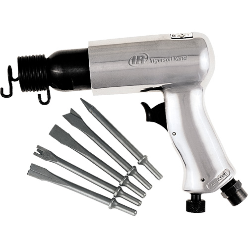 Air Hammer with Chisel Set, 3 CFM, 1/4" NPT, 3500 BPM, 11/16" x 2-5/8" (17.46mm x 66.68mm) Planification Entrepots Molloy