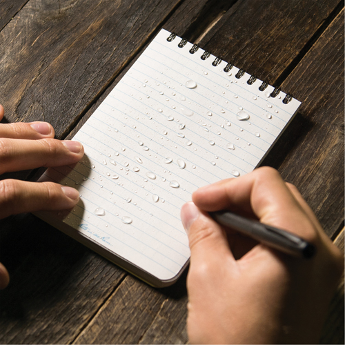 Pocket Top-Spiral Notebook, Soft Cover, Yellow, 100 Pages, 4" W x 6" L Planification Entrepots Molloy