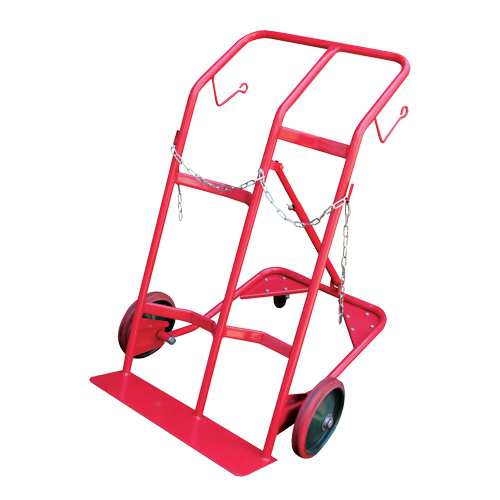 Chariot pour bouteilles, Roues Caoutchouc moul&eacute;, Base de 25-1/2"la x 7"lo, 350 lb Planification Entrepots Molloy