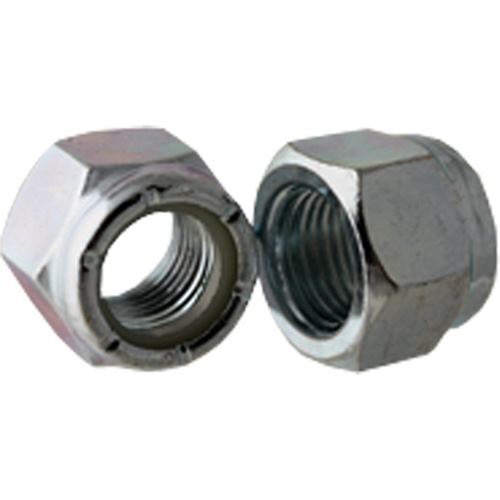 Nylock Nut, 5/16"-18 Dia., Zinc Cr+3, Coarse Planification Entrepots Molloy