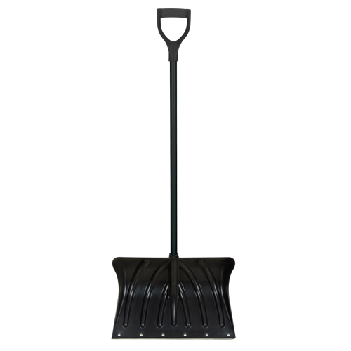 Poly Snow Shovel with Steel Wear Strip, Polypropylene Blade, 19-3/4" Wide, D-Grip Handle, Wearstrip Included Planification Entrepots Molloy