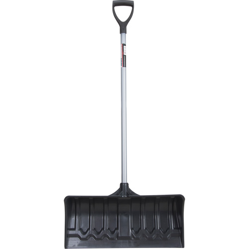 Snow Pusher, Polypropylene Blade, D-Grip Handle, 24-1/2" W Planification Entrepots Molloy