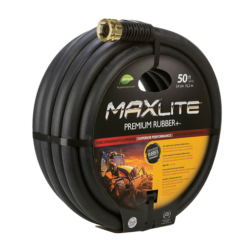 Tuyau d'eau MAXLite, Caoutchouc, 3/4" dia. x 50' lo Planification Entrepots Molloy