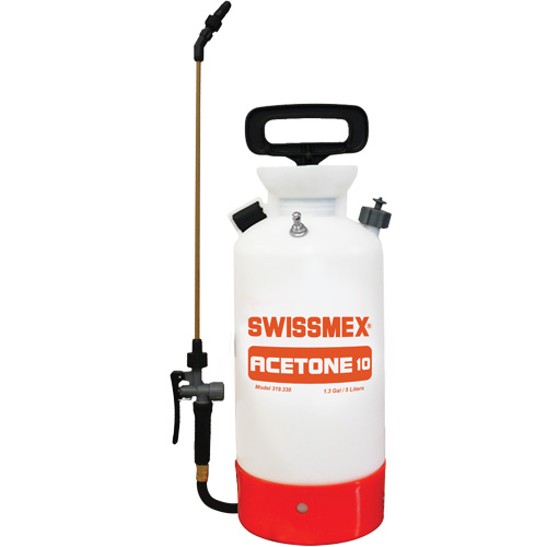 Acetone Handheld Sprayer, 1.3 gal. (5L), Polypropylene, 20" Wand Planification Entrepots Molloy