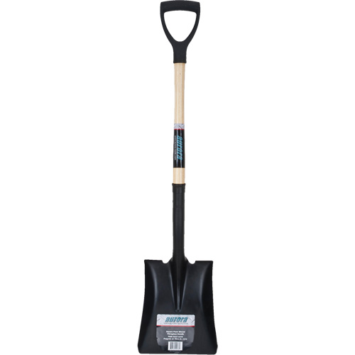 Square Point Shovel, Hardwood, Tempered Steel Blade, D-Grip Handle, 29" Long Planification Entrepots Molloy