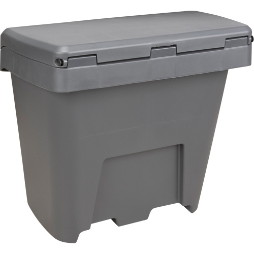 Salt & Sand Storage Bins, With Hasp, 21" x 27" x 26", 4.24 cu. ft., Grey Planification Entrepots Molloy