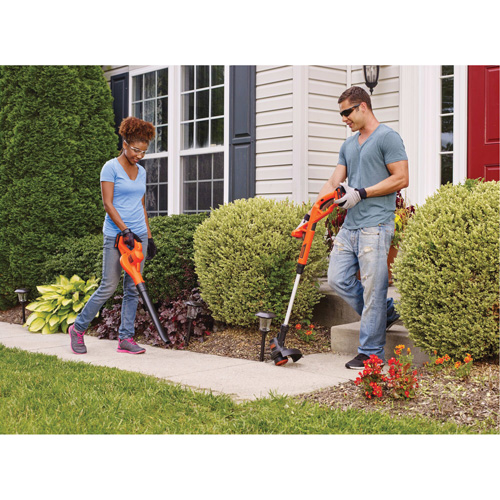 Ensemble combin&eacute; coupe-bordure/taille-bordure et balayeuse pour surfaces rigides Max*, 10", &agrave; pile, 20 V Planification Entrepots Molloy