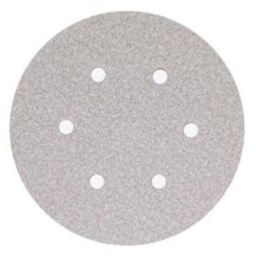 Paper Hook & Loop Vacuum Discs, 6" Dia., 280 Grit, Aluminum Oxide, B-Weight Planification Entrepots Molloy
