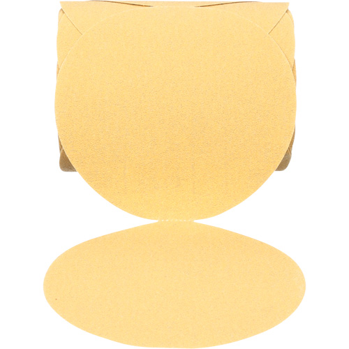 Disque abrasif dor&eacute; en rouleau 216U Stikit, 6" dia., Grain 80, Oxyde d'aluminium Planification Entrepots Molloy
