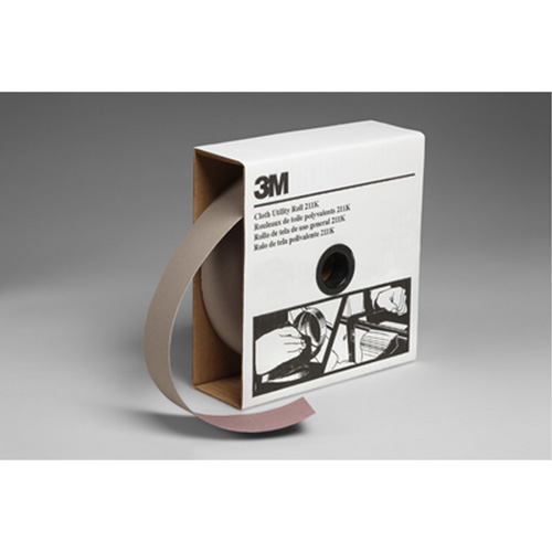 Utility Roll 211K, Aluminum Oxide, 2" W x 150' L, 120 Grit Planification Entrepots Molloy