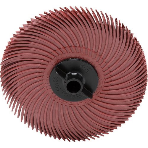 Scotch-Brite Radial Bristle Disc, Aluminum Oxide, 220 Grit, 3" Dia. Planification Entrepots Molloy