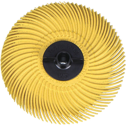 Scotch-Brite Radial Bristle Disc, Aluminum Oxide, 80 Grit, 3" Dia. Planification Entrepots Molloy
