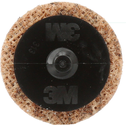 Disque de conditionnement de surface Roloc Scotch-Brite, 1-1/2" dia., Grain Cors&eacute;, Oxyde d'aluminium Planification Entrepots Molloy