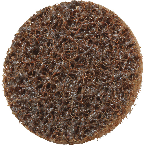Disque de conditionnement de surface Roloc Scotch-Brite, 1-1/2" dia., Grain Cors&eacute;, Oxyde d'aluminium Planification Entrepots Molloy