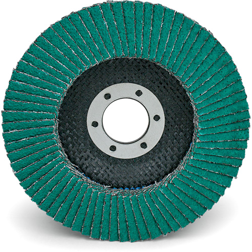 Flap Wheels - 577F Flap Discs, 4-1/2" x 7/8", Type 29, 40 Grit, Zirconium Planification Entrepots Molloy