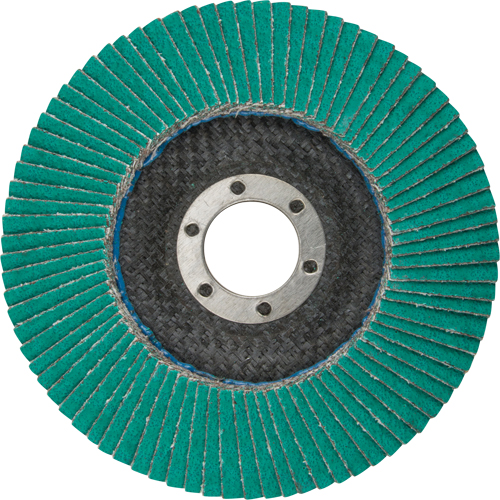 Flap Wheels - 577F Flap Discs, 4-1/2" x 7/8", Type 29, 60 Grit, Zirconium Planification Entrepots Molloy
