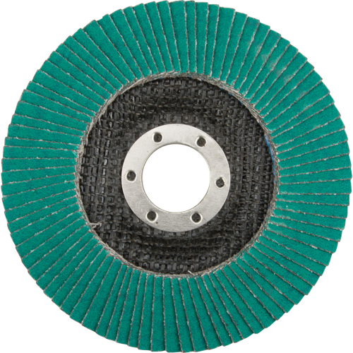 Disques &agrave; lamelles 577F, 4-1/2" x 7/8", Type 29, Grain 80, Zirconium Planification Entrepots Molloy