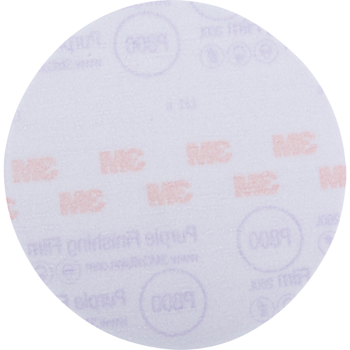 DISQUE FINITION MAUVE 6" HOOKIT GRN P800 50/BTE, 6" Dia., P800 Grit Planification Entrepots Molloy