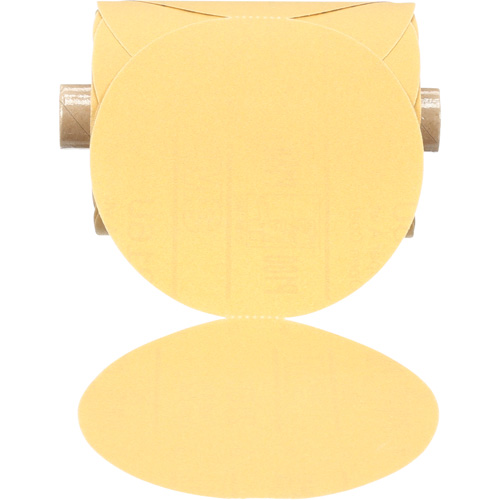 Stikit Gold Paper Disc Roll, 5" Dia., P180 Grit, Aluminum Oxide Planification Entrepots Molloy