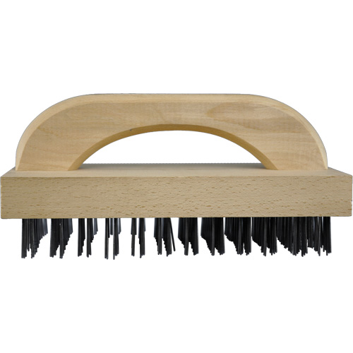 Flat Wire Butcher Block Brushes, Flat Steel Wire, 8 x 12 Wire Rows, 9" Long Planification Entrepots Molloy