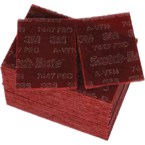Scotch-Brite 7447 Hand Pads, Aluminum Oxide, 9" x 6", Very Fine Grit Planification Entrepots Molloy