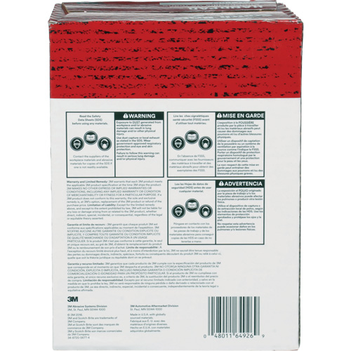 Scotch-Brite 7447 Hand Pads, Aluminum Oxide, 9" x 6", Very Fine Grit Planification Entrepots Molloy